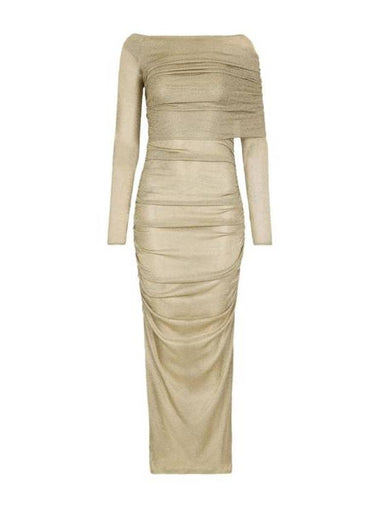 Midi One Piece F6DETTHU7PWS0997 GOLD GRAY - DOLCE&GABBANA - BALAAN 1