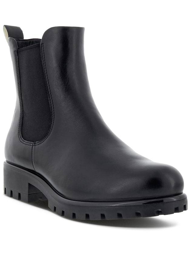 Women's Modtray Leather Chelsea Boots Black - ECCO - BALAAN 2