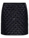 Padded Mini A-Line Skirt Black - MONCLER - BALAAN 2