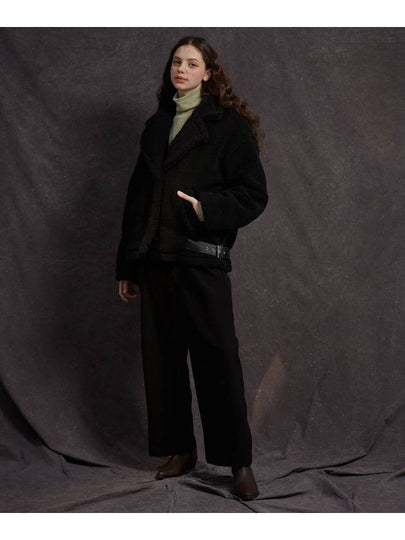 Fake Fur Coat Black - MANAVIS7 - BALAAN 2