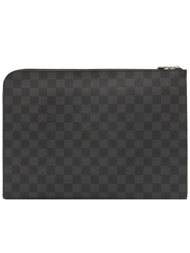 Damier Graphite Canvas Pochette Jour GM Clutch - LOUIS VUITTON - BALAAN 3