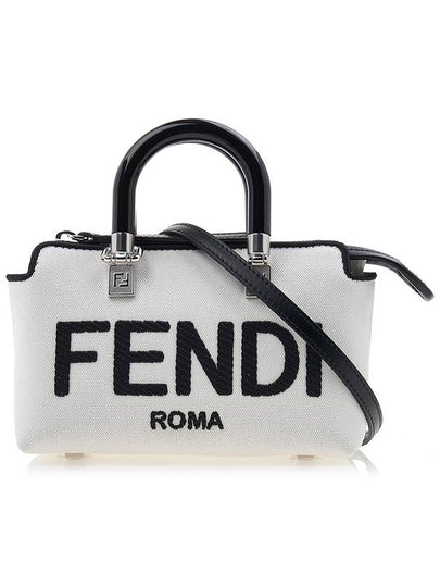 By The Way Small Canvas Tote Bag White - FENDI - BALAAN 2