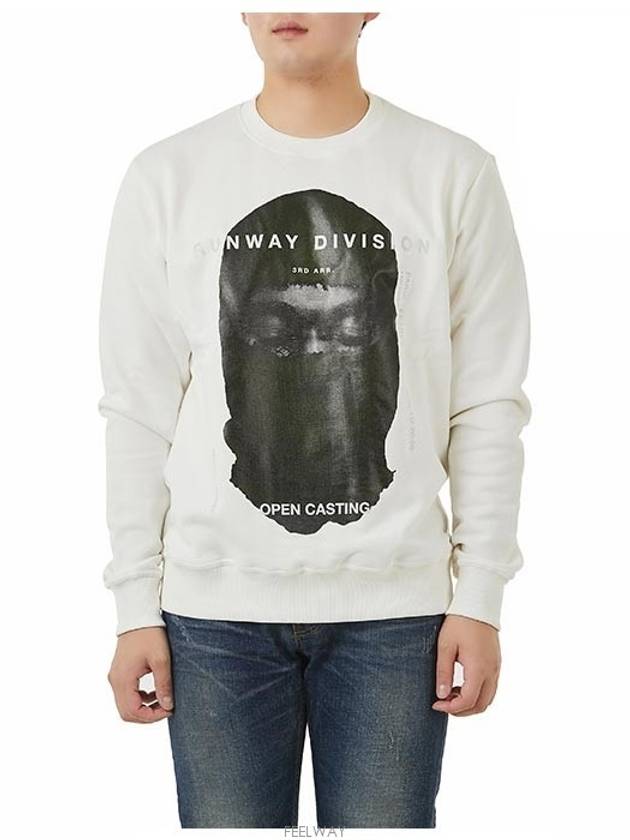 NUW19283 081 Kanye Mask White Sweatshirt - IH NOM UH NIT - BALAAN 3