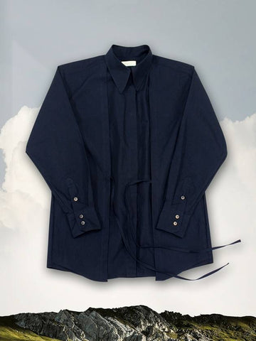 Double Layered Shirt NAVY - RUBATI - BALAAN 1