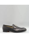 Smith Market used luxury goods black loafer men s shoes - HERMES - BALAAN 3