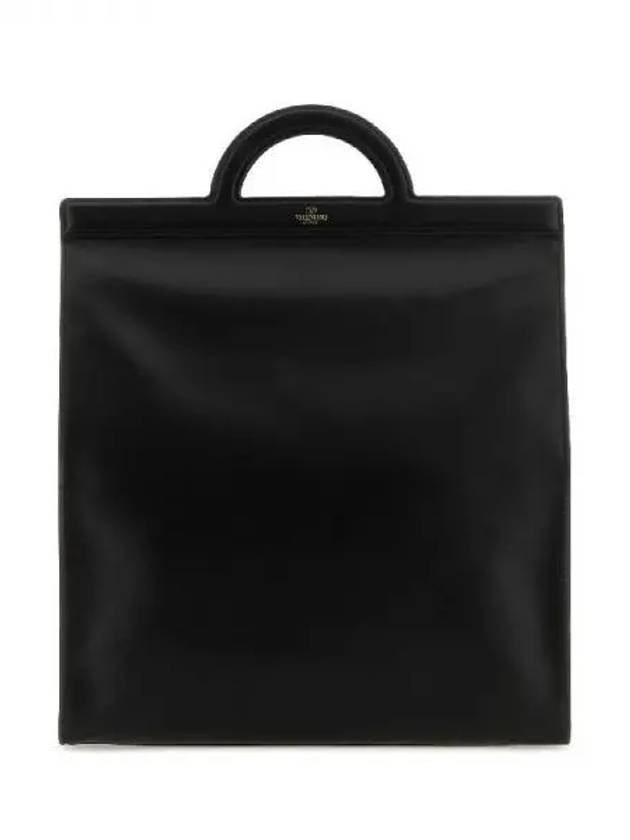 Logo leather tote bag 270227 - VALENTINO - BALAAN 1