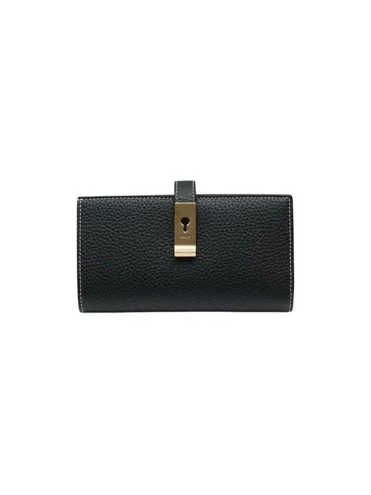 Men's Logo Long Wallet Black 59879123377 F060 - BALLY - BALAAN 1