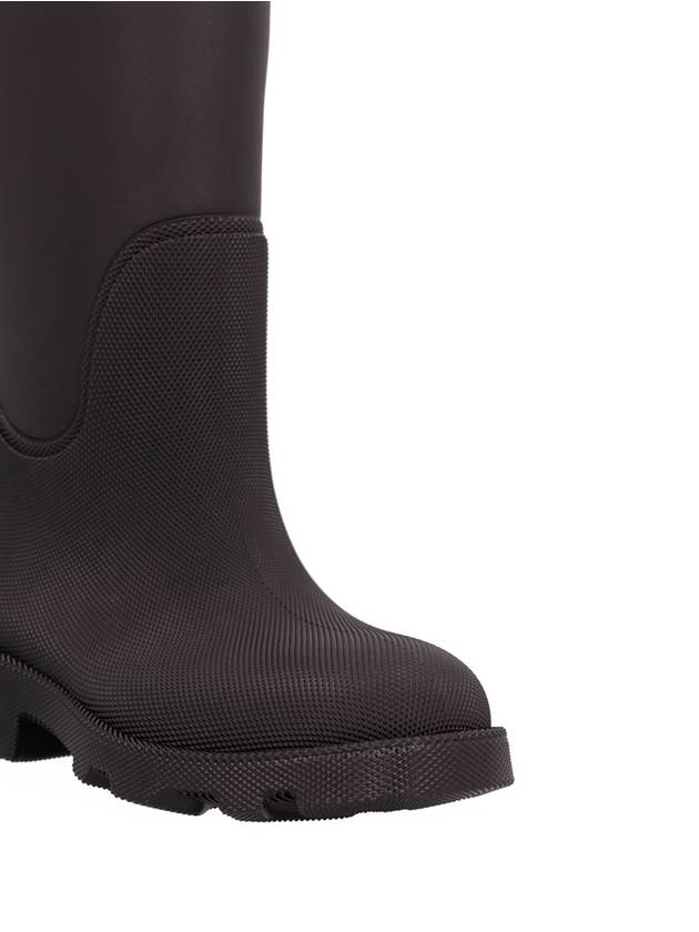 Rubber Marsh Middle Boots Black - BURBERRY - BALAAN 5