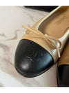 Female Ballerina Black Beige G02819 - CHANEL - BALAAN 3