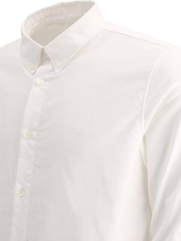 Men's Chemise GreGG Long Sleeve Shirt White - A.P.C. - BALAAN 5