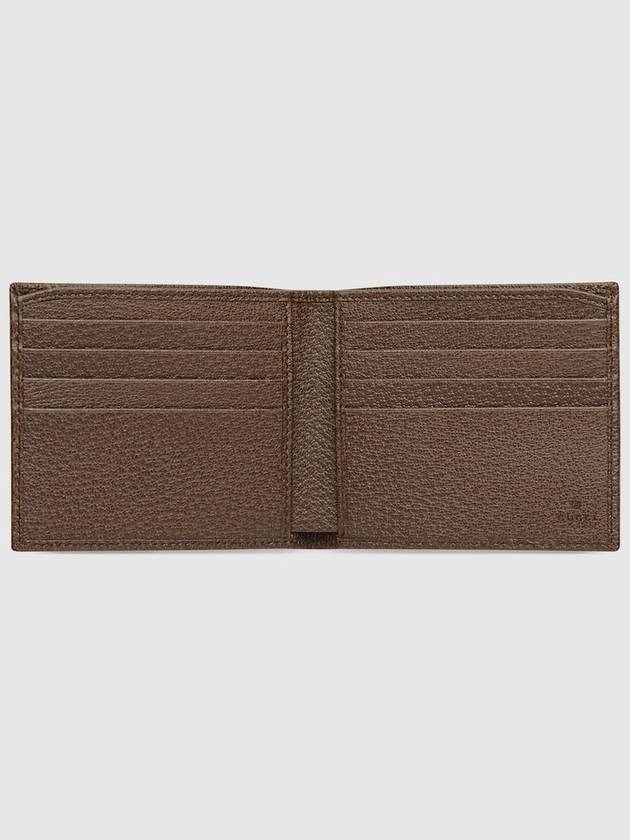 Ophidia GG Half Wallet Beige Ebony - GUCCI - BALAAN 5