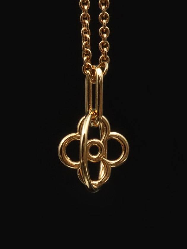 Gold LV Flower Twiggy Necklace M00954 - LOUIS VUITTON - BALAAN 4