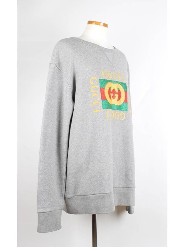 Vintage Logo Sweatshirt XL - GUCCI - BALAAN 6