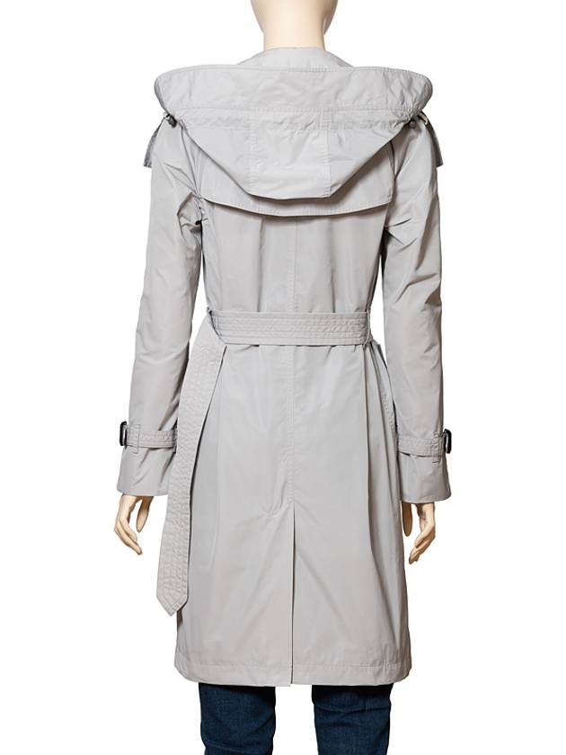 Women's Amberford S23 Sky Blue Trench Raincoat 8067908 1002 - BURBERRY - BALAAN 3