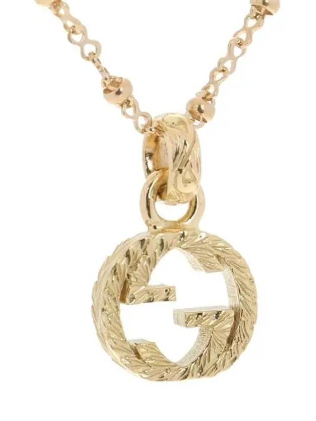 Interlocking G Gold Necklace YBB603619001 603619 - GUCCI - BALAAN 4