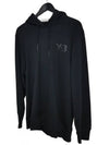 Mini Logo Hoodie Black - YOHJI YAMAMOTO - BALAAN 4