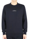 Metropolis Embroidery Logo Sweatshirt Navy - CP COMPANY - BALAAN 2