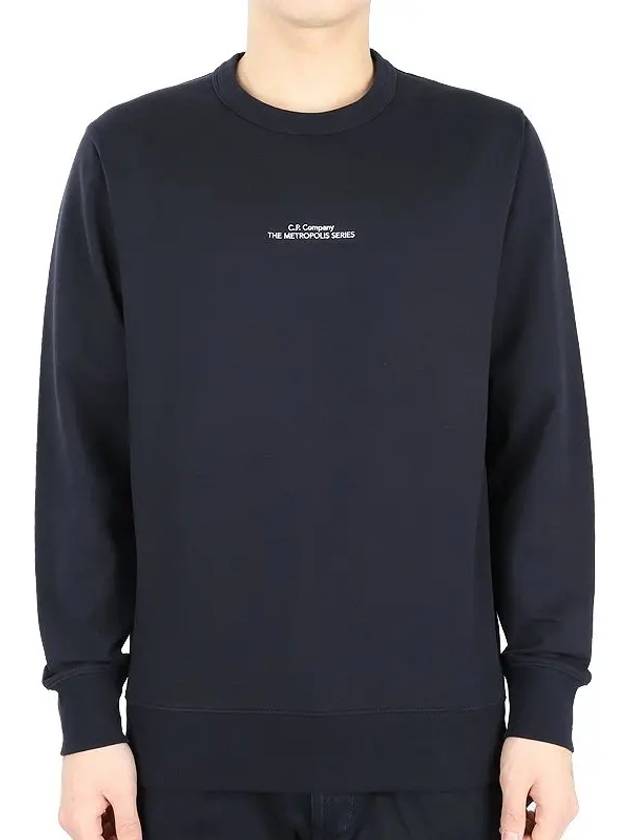 Metropolis logo embroidered sweatshirt - CP COMPANY - BALAAN.