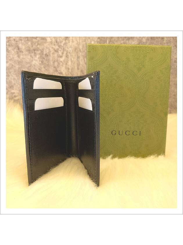 Interlocking G Card Wallet Black - GUCCI - BALAAN 3