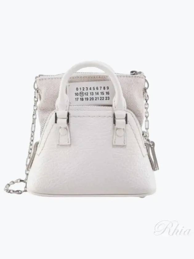 5AC Classic Baby Shoulder Bag Pale White - MAISON MARGIELA - BALAAN 2