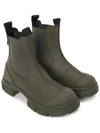 Rubber City Chelsea Boots Green - GANNI - BALAAN 4