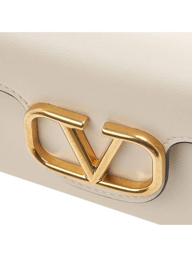 V Logo Half Wallet Ivory - VALENTINO - BALAAN 7