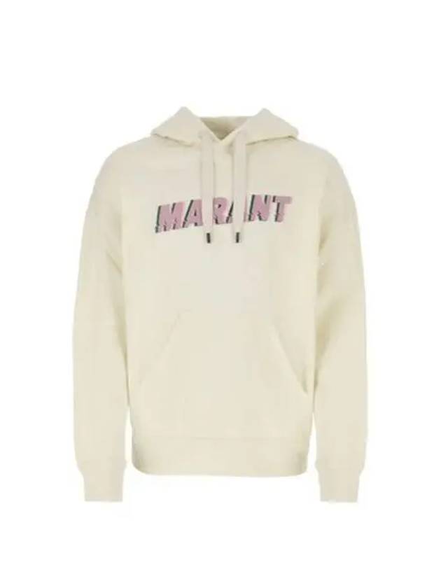 Miley Logo Cotton Hoodie Ivory - ISABEL MARANT - BALAAN 2