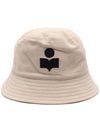 Haley Embroidered Logo Bucket Hat Ivory - ISABEL MARANT - BALAAN 2