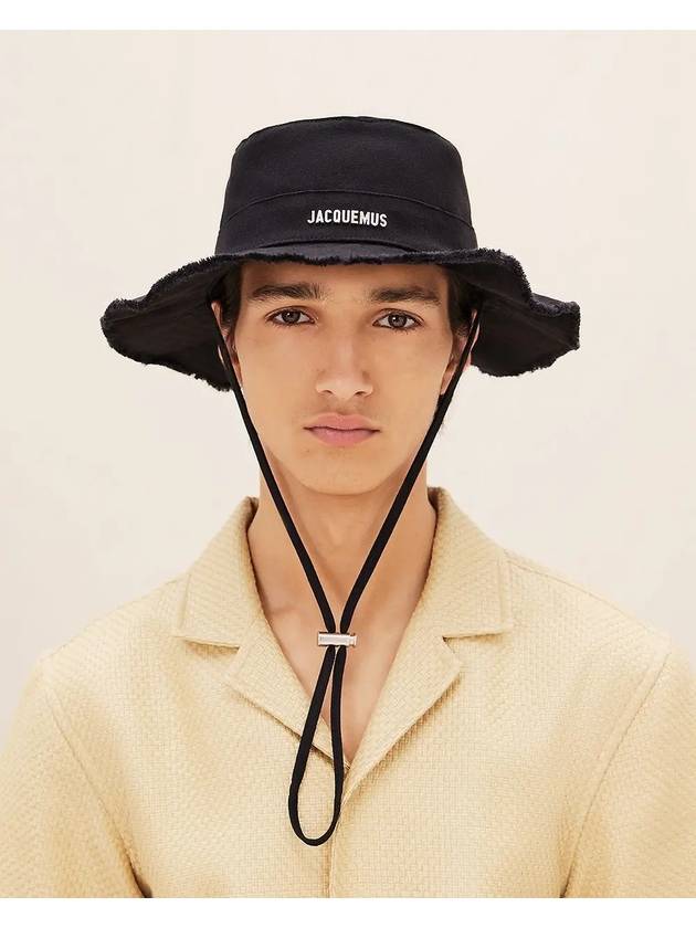 Le Bob Artichaut Bucket Hat Black - JACQUEMUS - BALAAN 6