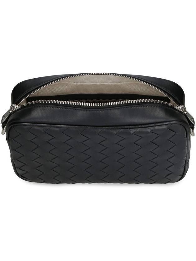 Intrecciato Camera Small Cross Bag Black - BOTTEGA VENETA - BALAAN 7