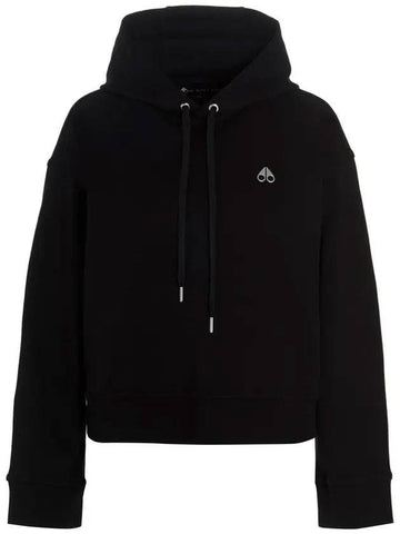 Alice Creek Logo Hoodie Black - MOOSE KNUCKLES - BALAAN 1