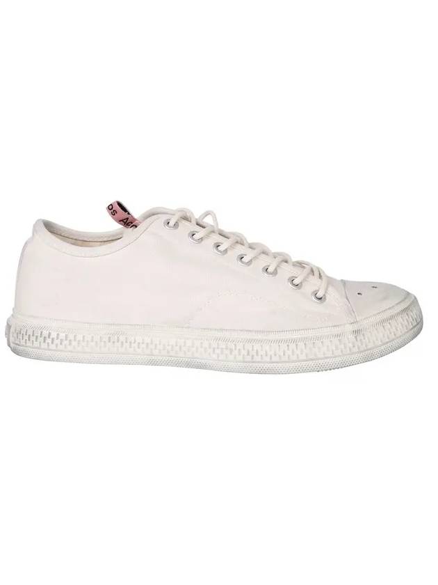 Vintage Canvas Low Top Sneakers White - ACNE STUDIOS - BALAAN 1