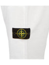 Compass Badge Cotton Track Shorts White - STONE ISLAND - BALAAN 10