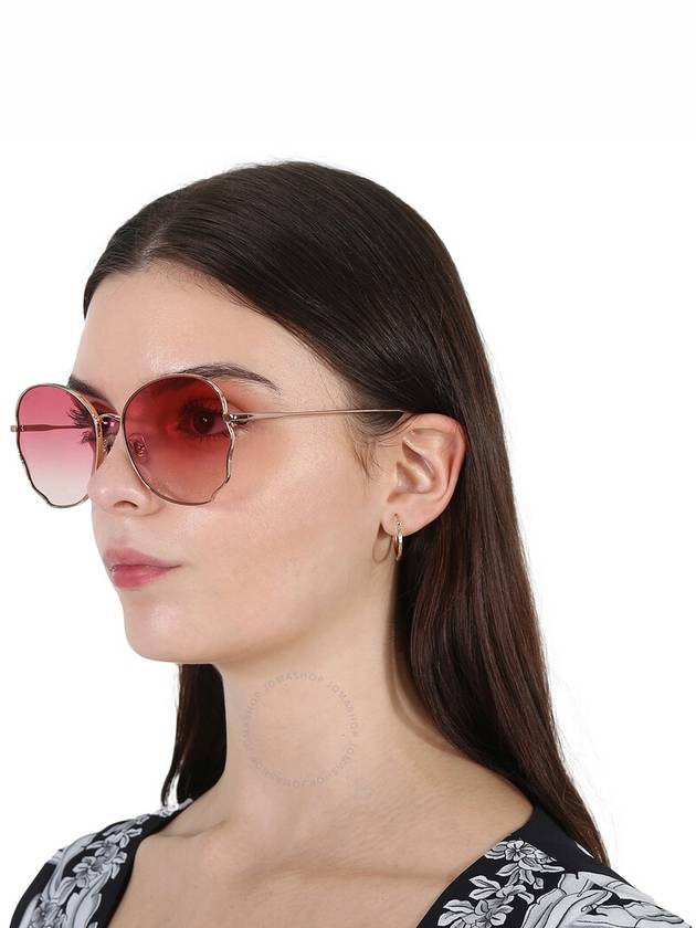 Bolon Chloe Red Gradient Irregular Ladies Sunglasses BL7105 A32 58 - BOLON - BALAAN 2