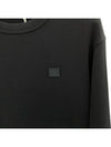 Men's Face Patch Sweatshirt Black - ACNE STUDIOS - BALAAN 5