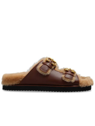 Chloé Slides Nil, Women's, Brown - CHLOE - BALAAN 1