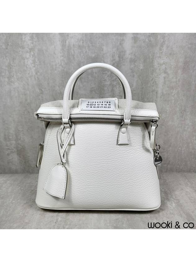 5AC Stitch Logo Patch Mini Tote Bag Ivory - MAISON MARGIELA - BALAAN 5