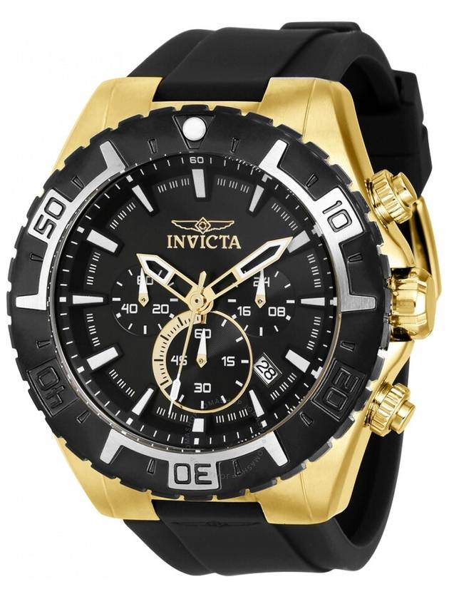 Invicta Aviator Chronograph Quartz Black Dial Men's Watch 37627 - INVICTA - BALAAN 1