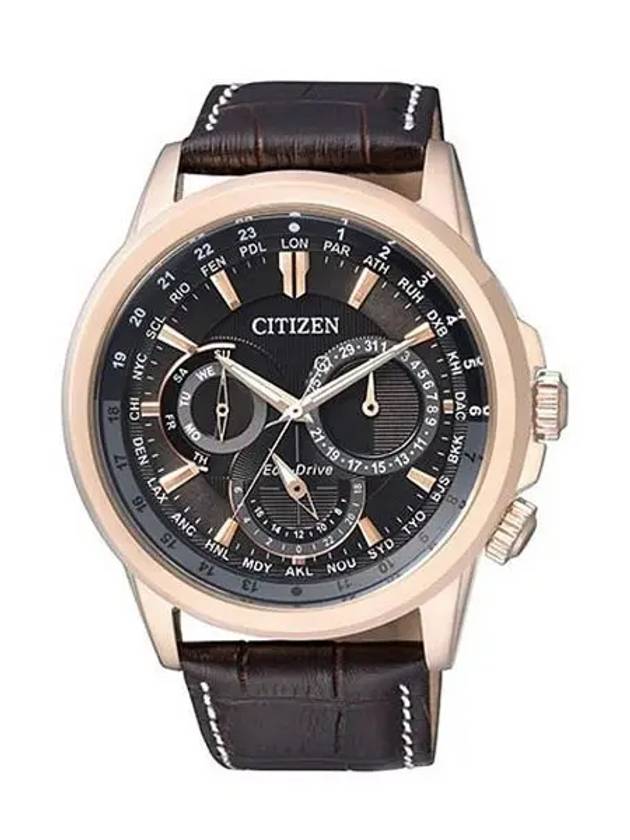 Men s Leather Wrist Watch Eco Drive BU2023 12E - CITIZEN - BALAAN 2