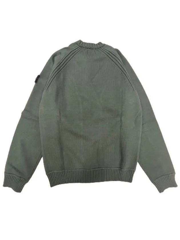 Kids Patch Logo Olive Knit 7716515A2 V0058 - STONE ISLAND - BALAAN 3