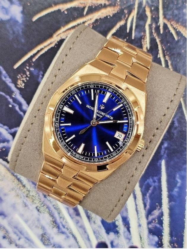 Overseas 4500V Blue Plate Gold Box 23 Years - VACHERON CONSTANTIN - BALAAN 3