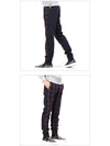 Check Mix Jersey Straight Pants Blue - LANVIN - BALAAN 4