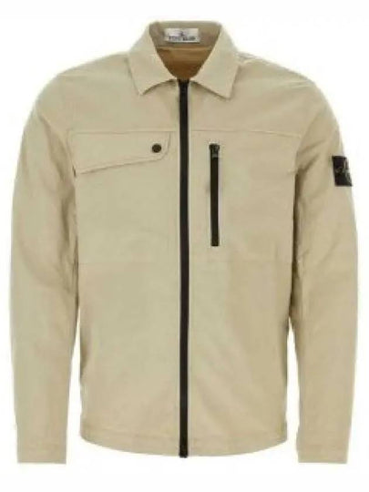 Supima Cotton Twill Stretch-TC Jacket Sand - STONE ISLAND - BALAAN 2