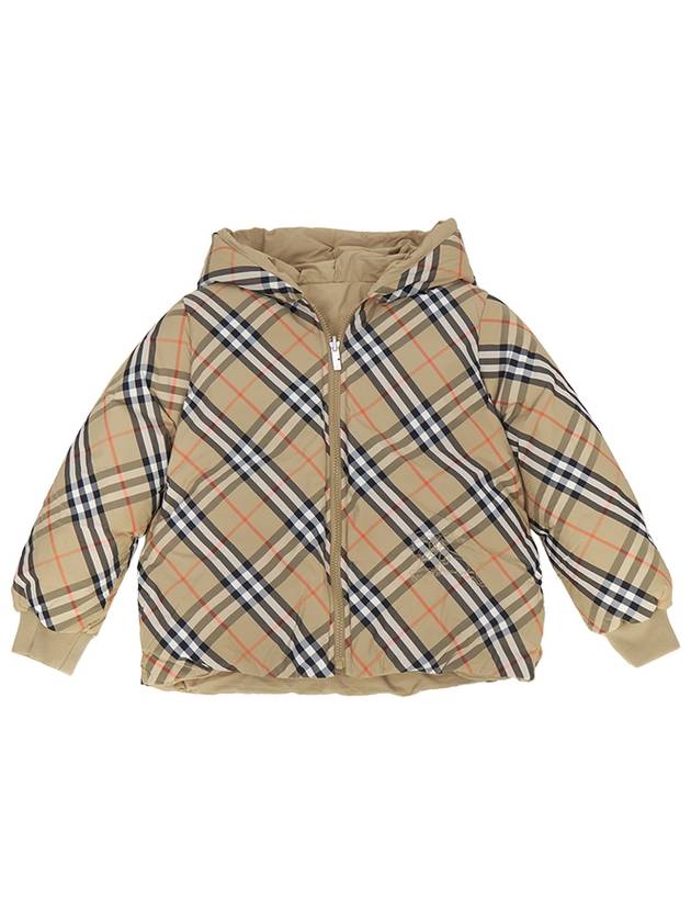 Kids Reversible Check Padded Sand - BURBERRY - BALAAN 4