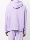 Men's Bear Logo Cotton Hoodie Purple - PALM ANGELS - BALAAN 5