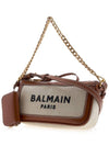 B Amiri Logo Chain Bucket Bag AN1LN784 TCFE GEM - BALMAIN - BALAAN.