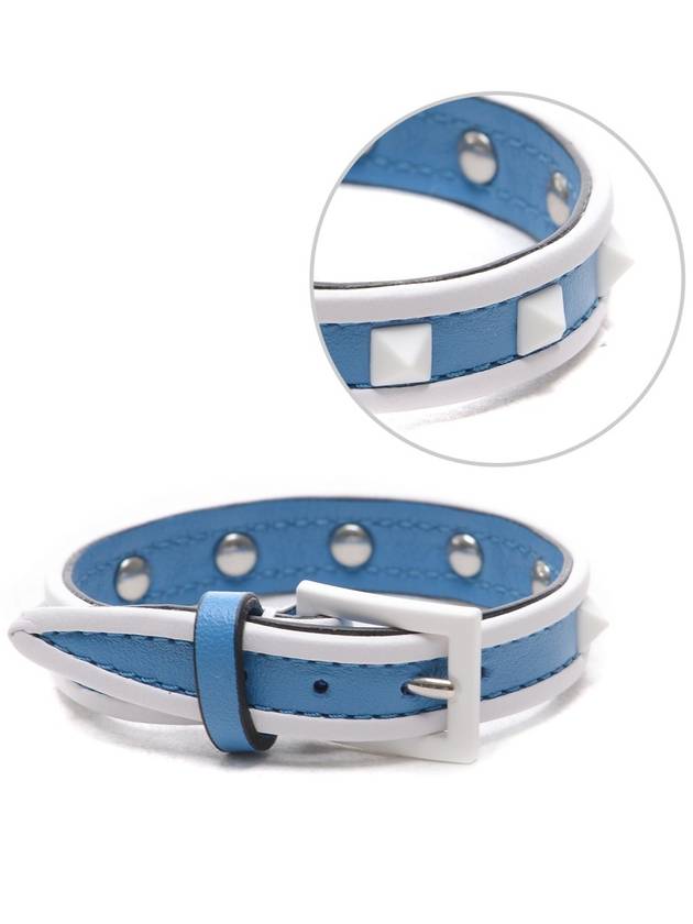 Rockstud Bracelet Blue - VALENTINO - BALAAN 2