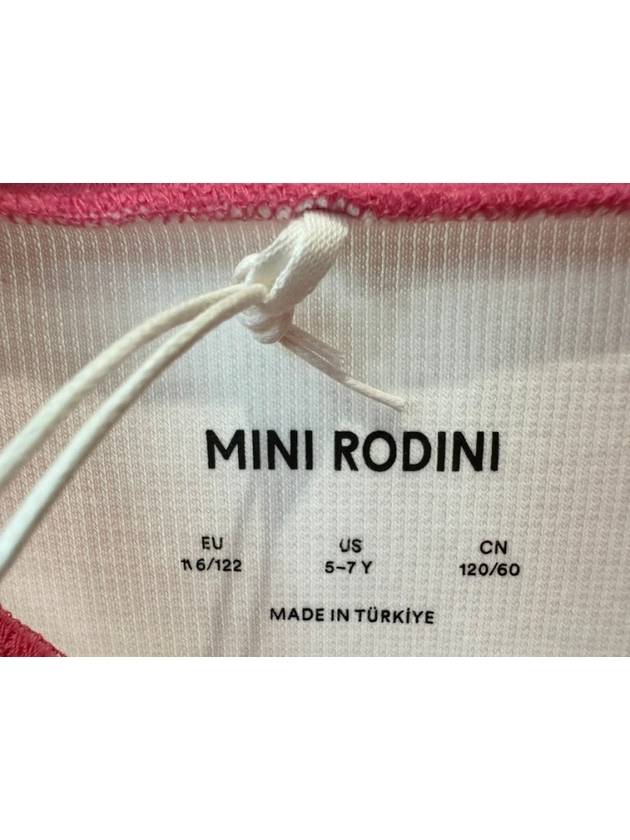 Cat Long Sleeve One Piece 2475010710 White Pink Girls 104 110 3 5Y 116 122 5 7Y 128 134 7 9Y - MINI RODINI - BALAAN 5