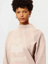 Moby Logo Print Sweatshirt Pink - ISABEL MARANT ETOILE - BALAAN 5