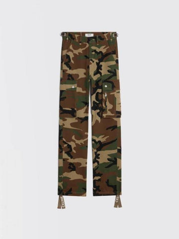 Camouflage Cargo Straight Pants - CELINE - BALAAN 1